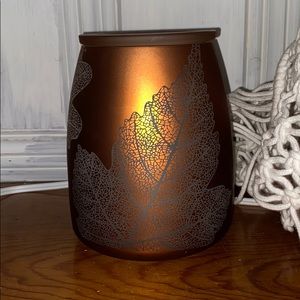 Scentsy copper leaf warmer